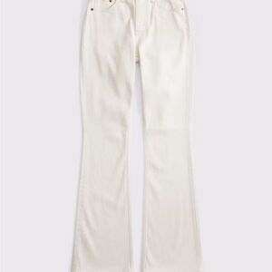Abercrombie & Fitch Cream Wide Leg Jeans